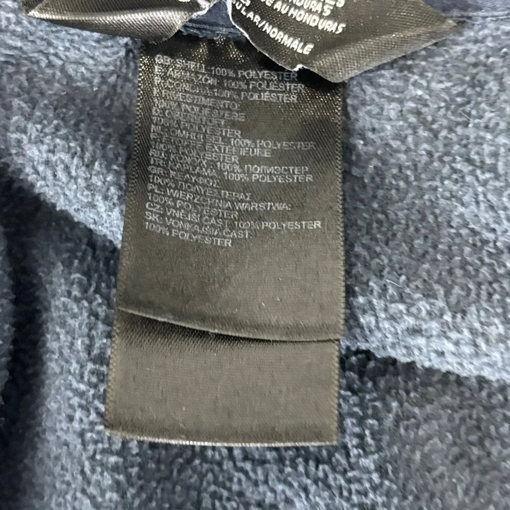 The North Face Fleece Pullover Men Large Blue Quarter Zip Casual Athleisure